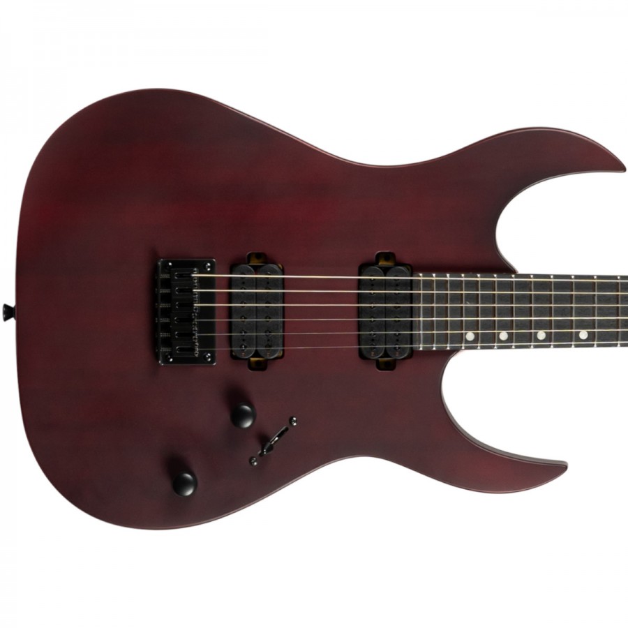 Spira Guitars S-400 MWR Satin Wine Red